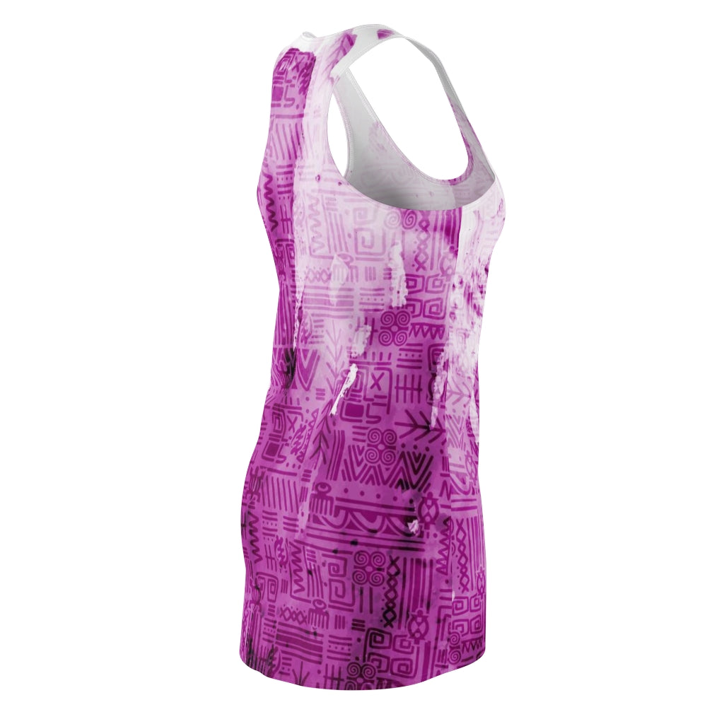 Strength of a Woman Tribal Women's Cut & Sew Racerback Dress