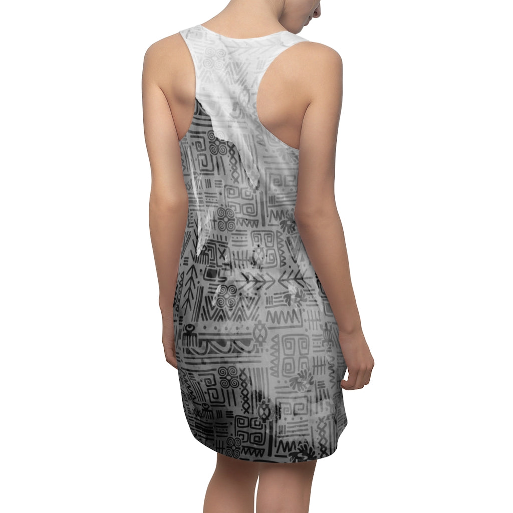 Tribal Adinkra Women's Cut & Sew Racerback Dress