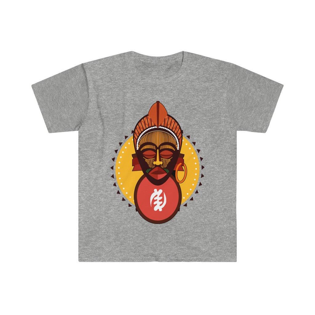 Tribal African Mask Unisex Softstyle T-Shirt
