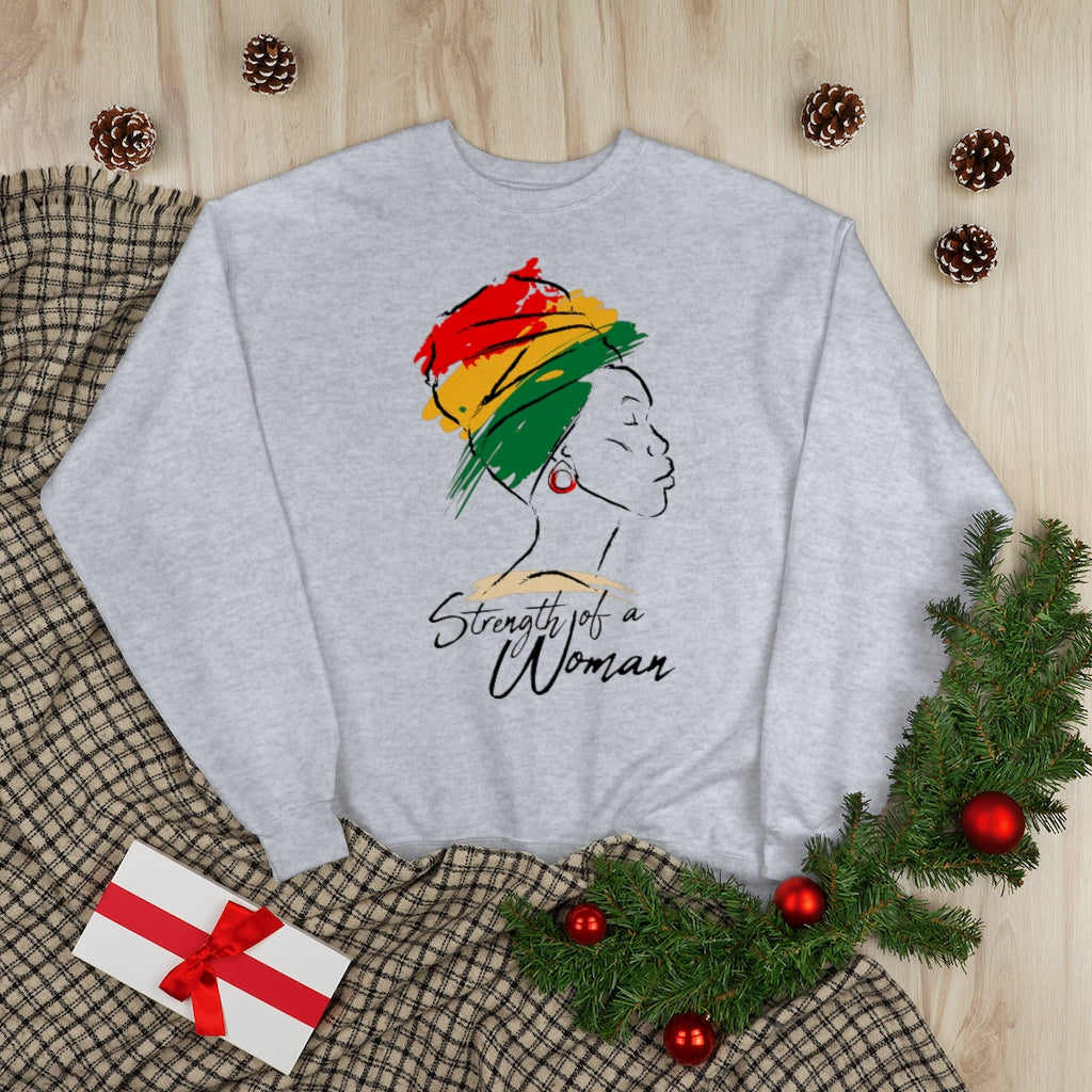 Strength of a Woman Unisex EcoSmart® Crewneck Sweatshirt