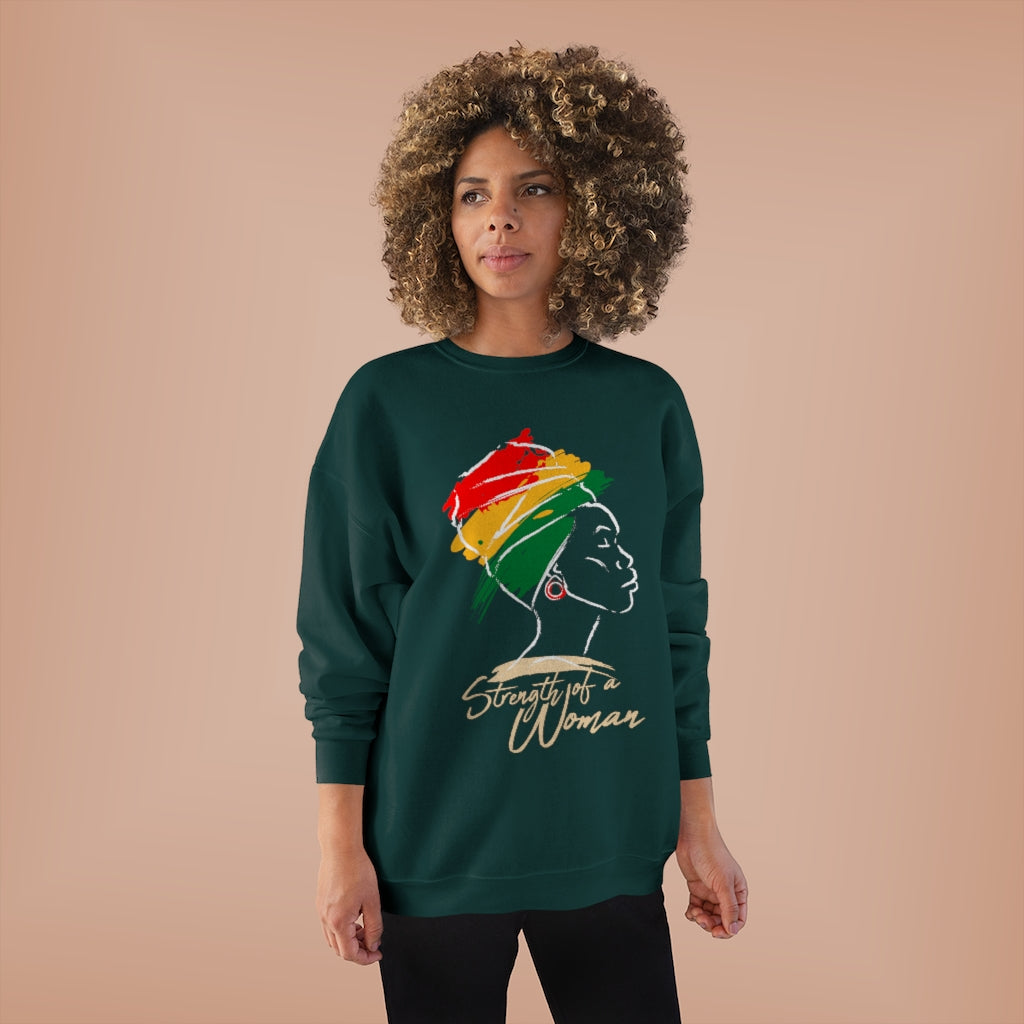 Strength of a Woman Unisex EcoSmart® Crewneck Sweatshirt