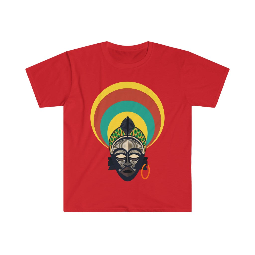 Tribal African Mask Unisex Softstyle T-Shirt
