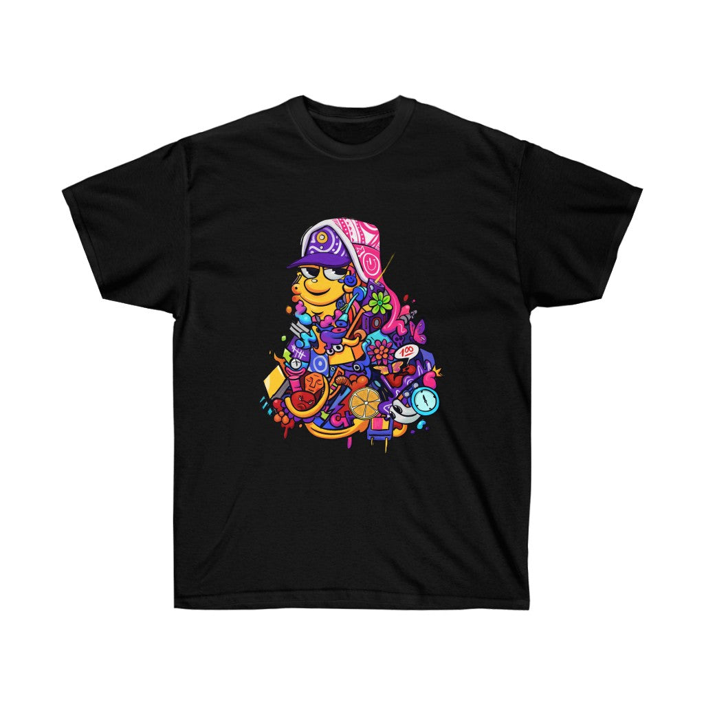 Urban Colorful Smile Unisex Ultra Cotton Tee