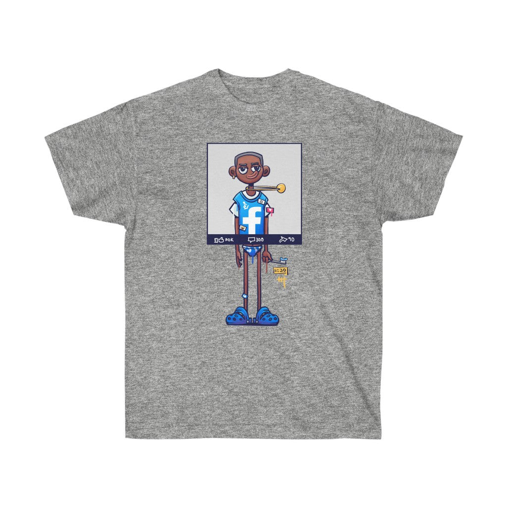 Social Media vs. Reality Unisex Ultra Cotton Tee