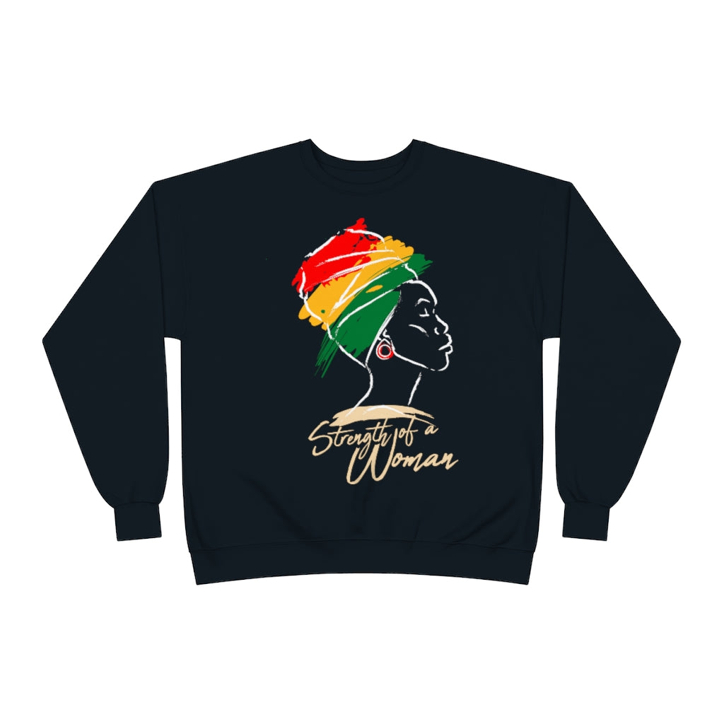 Strength of a Woman Unisex EcoSmart® Crewneck Sweatshirt
