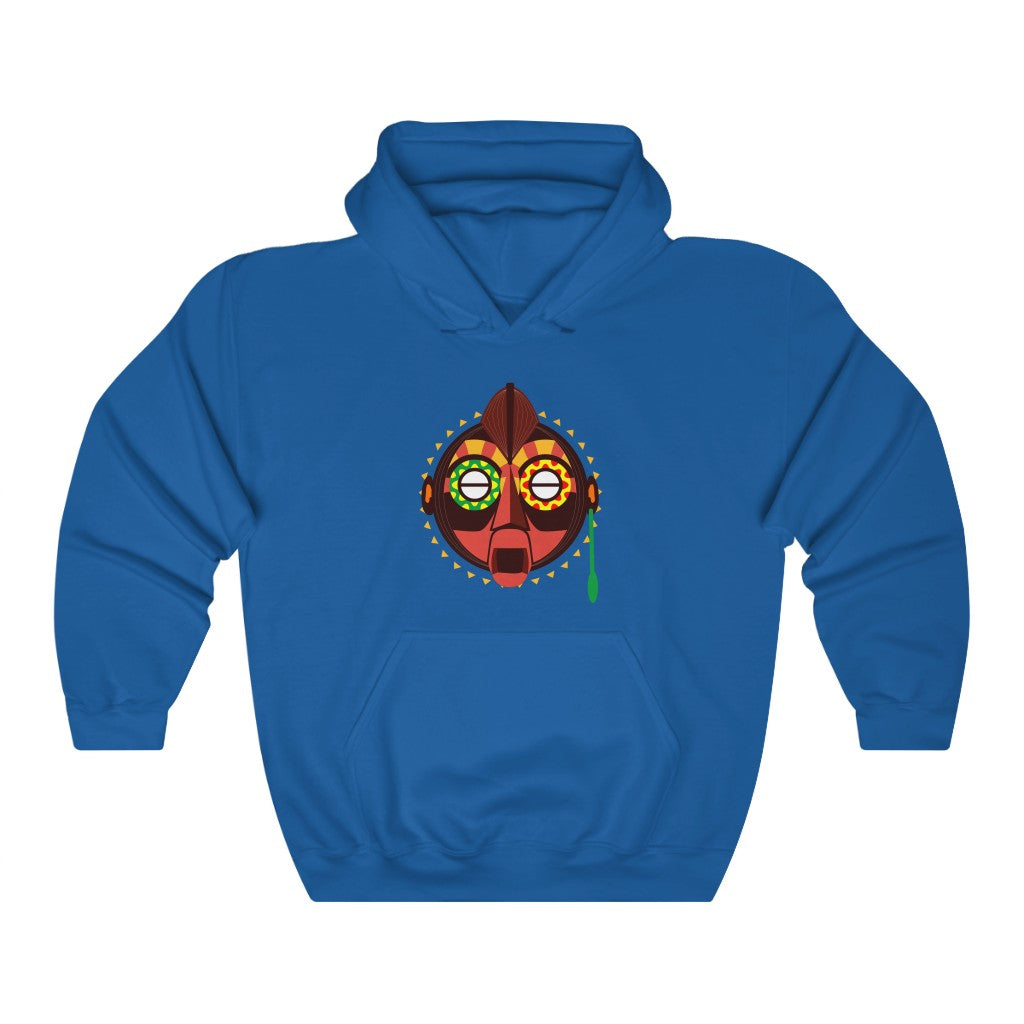 Tribal African Mask Unisex Heavy Blend™ Hooded Sweatshirt