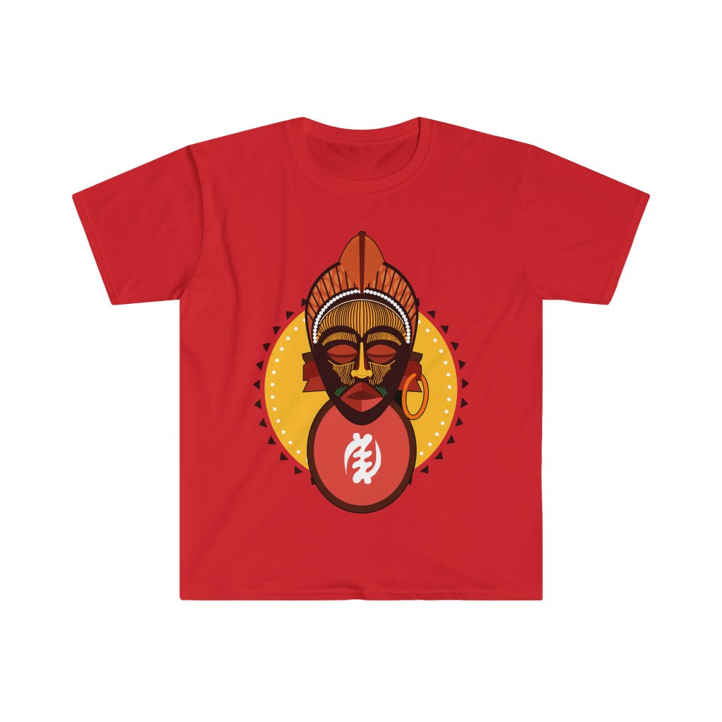 Tribal African Mask Unisex Softstyle T-Shirt