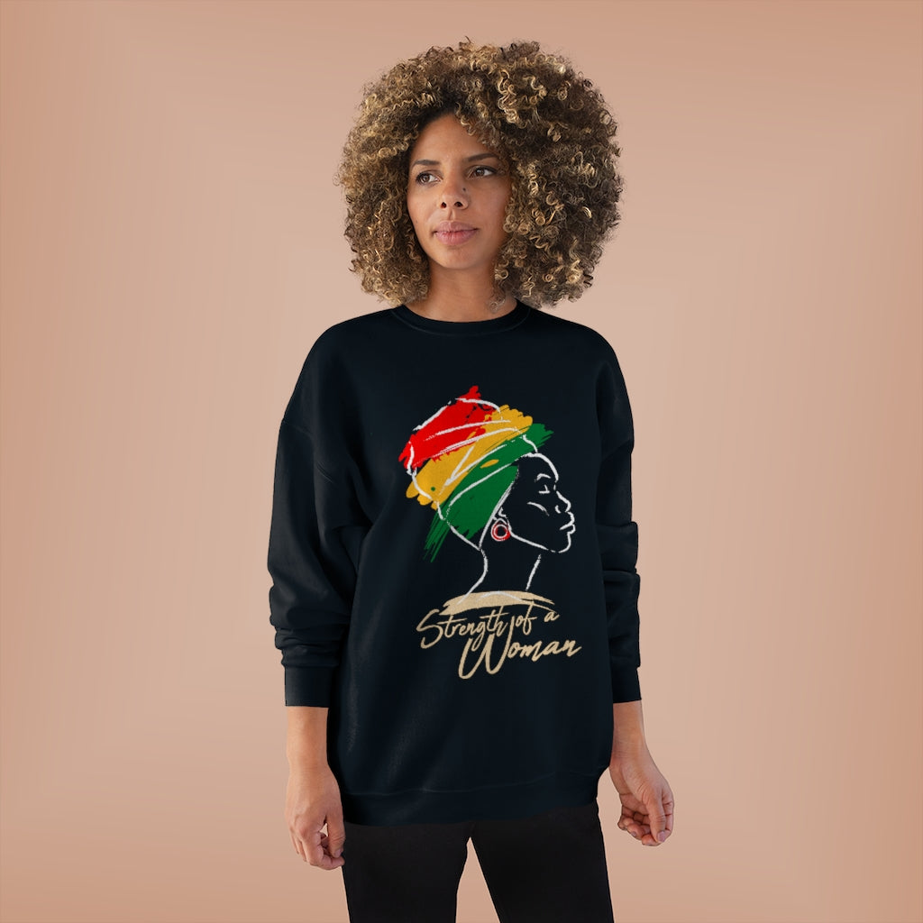 Strength of a Woman Unisex EcoSmart® Crewneck Sweatshirt