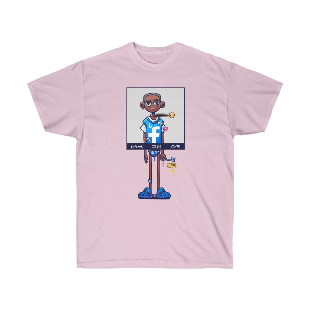 Social Media vs. Reality Unisex Ultra Cotton Tee