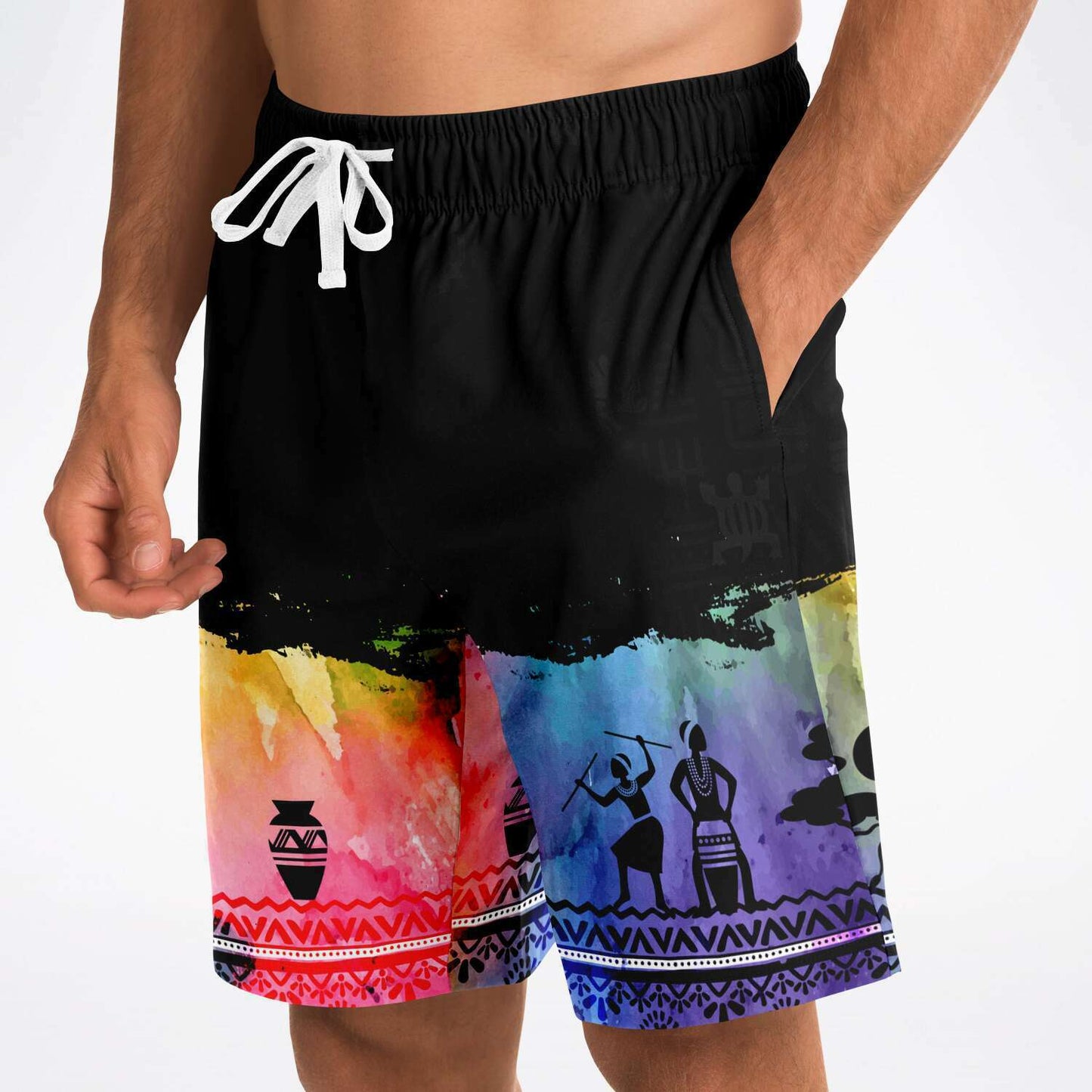 Urban African Summer Long shorts