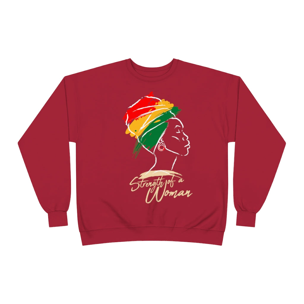 Strength of a Woman Unisex EcoSmart® Crewneck Sweatshirt