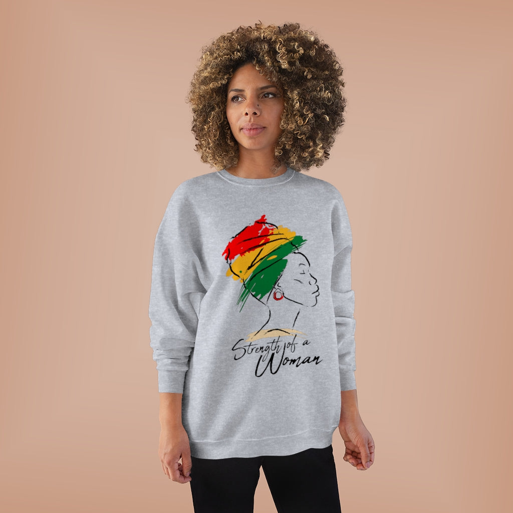 Strength of a Woman Unisex EcoSmart® Crewneck Sweatshirt