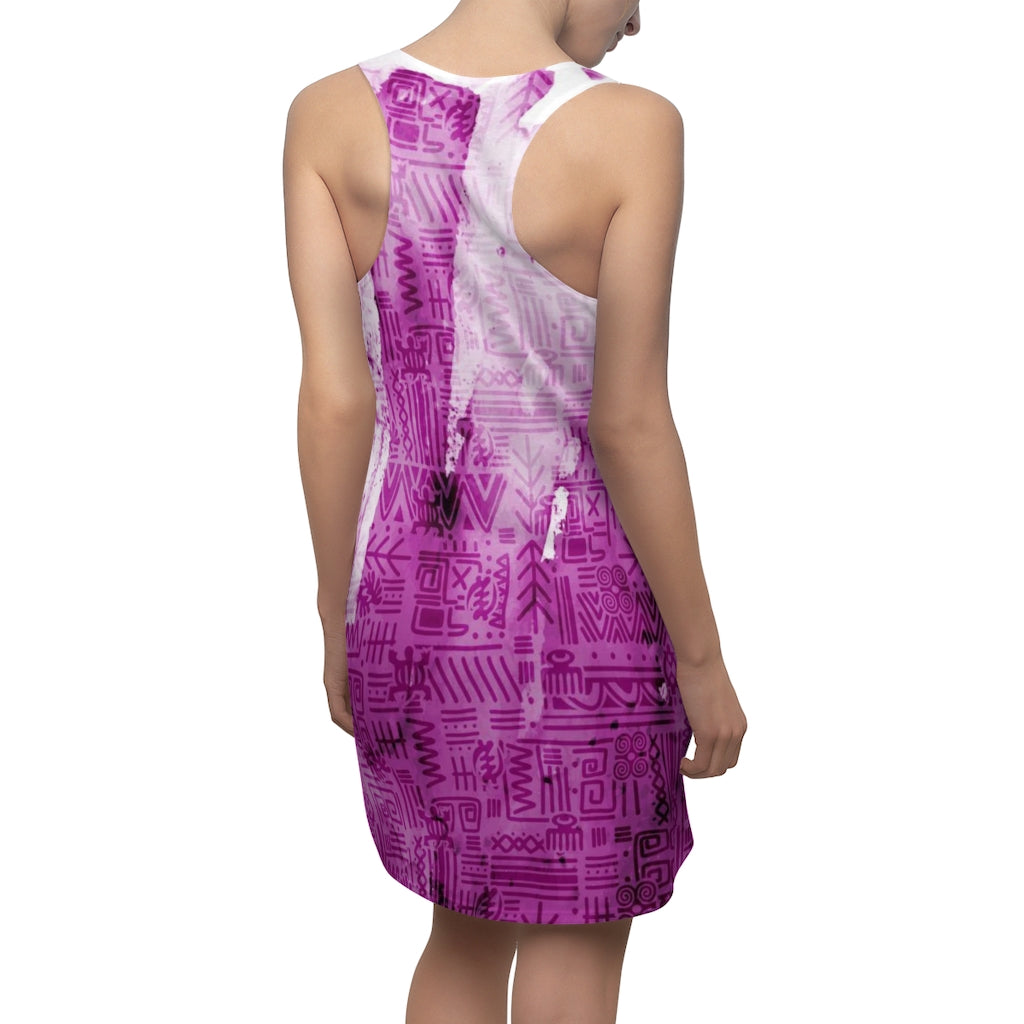 Strength of a Woman Tribal Women's Cut & Sew Racerback Dress
