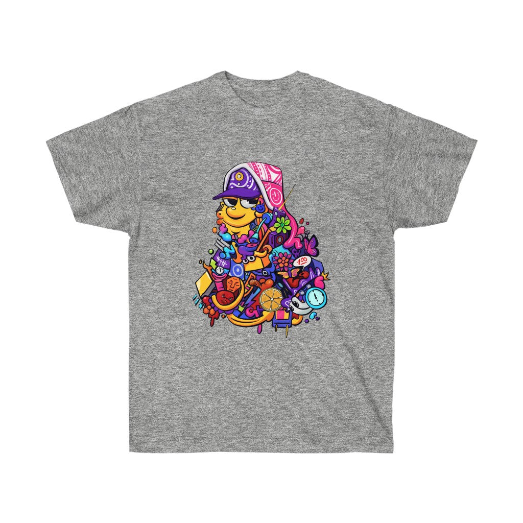 Urban Colorful Smile Unisex Ultra Cotton Tee
