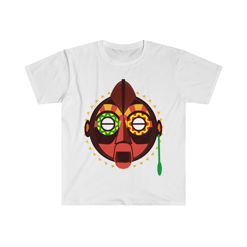 Tribal African Mask Unisex Softstyle T-Shirt