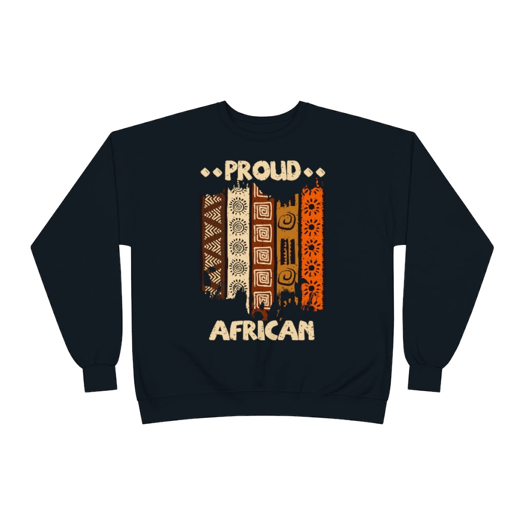 Proud African Unisex EcoSmart® Crewneck Sweatshirt
