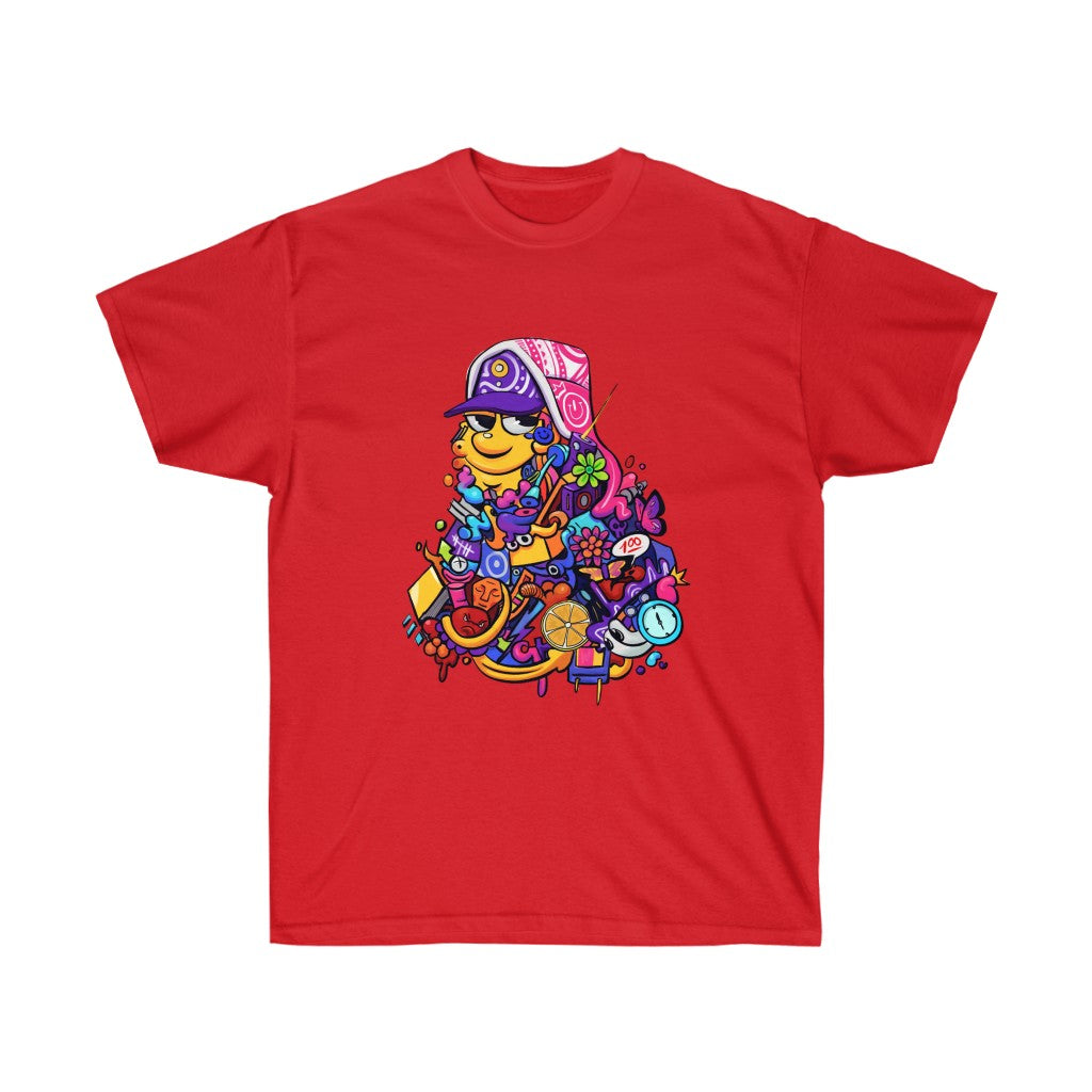 Urban Colorful Smile Unisex Ultra Cotton Tee