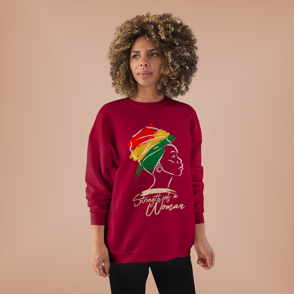 Strength of a Woman Unisex EcoSmart® Crewneck Sweatshirt