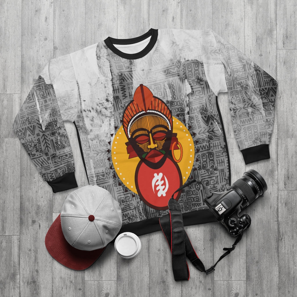 Adinkra Mask Unisex Sweatshirt