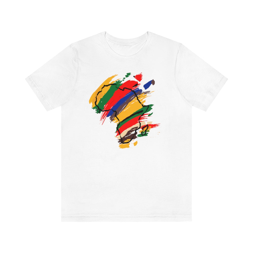 Tribal Color African Unisex Short Sleeve Tee