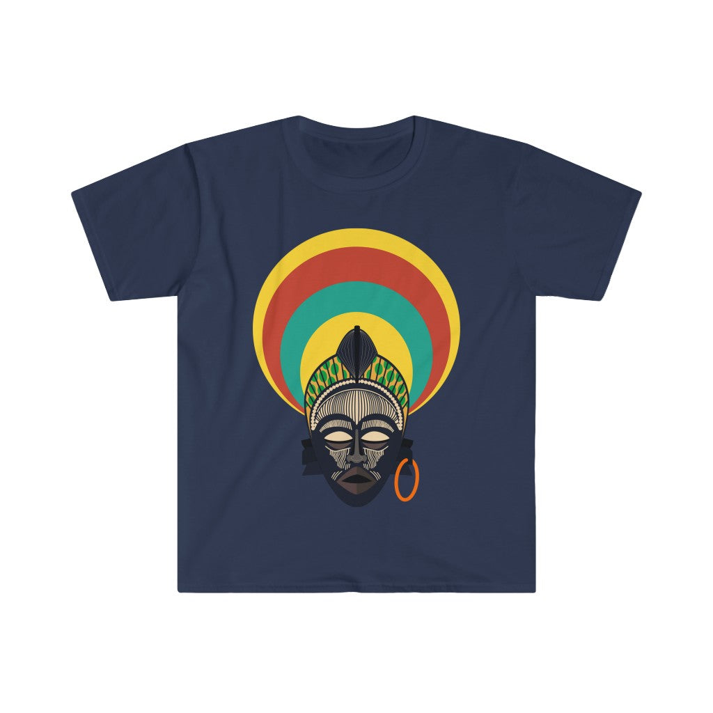 Tribal African Mask Unisex Softstyle T-Shirt