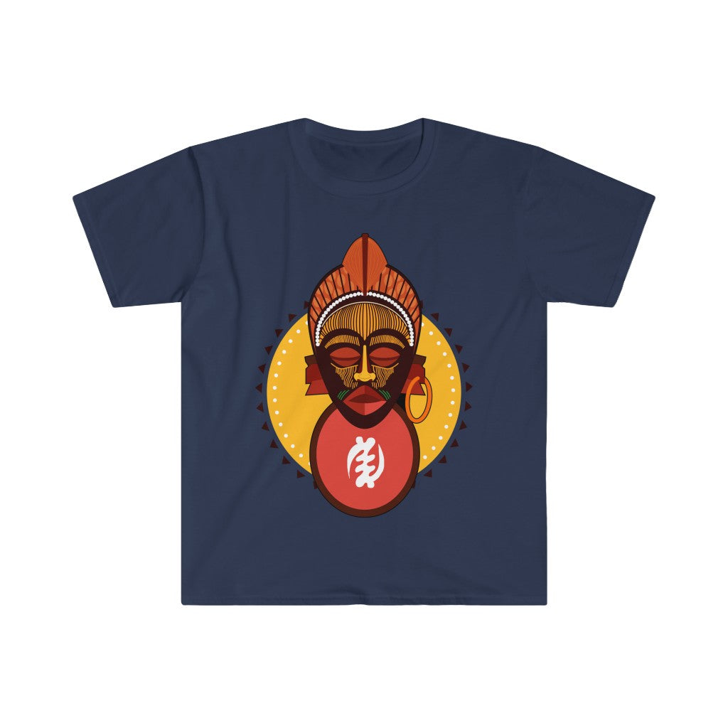 Tribal African Mask Unisex Softstyle T-Shirt