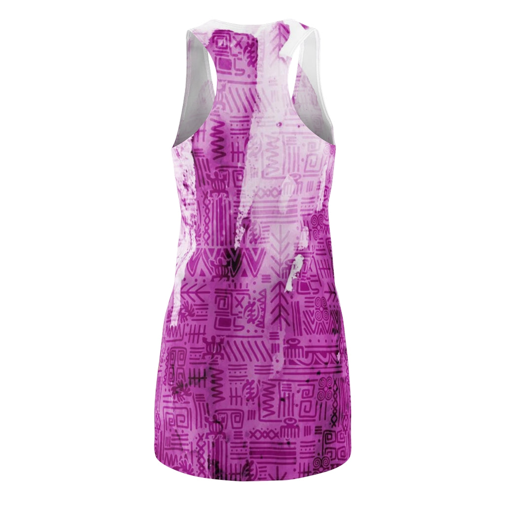 Strength of a Woman Tribal Women's Cut & Sew Racerback Dress