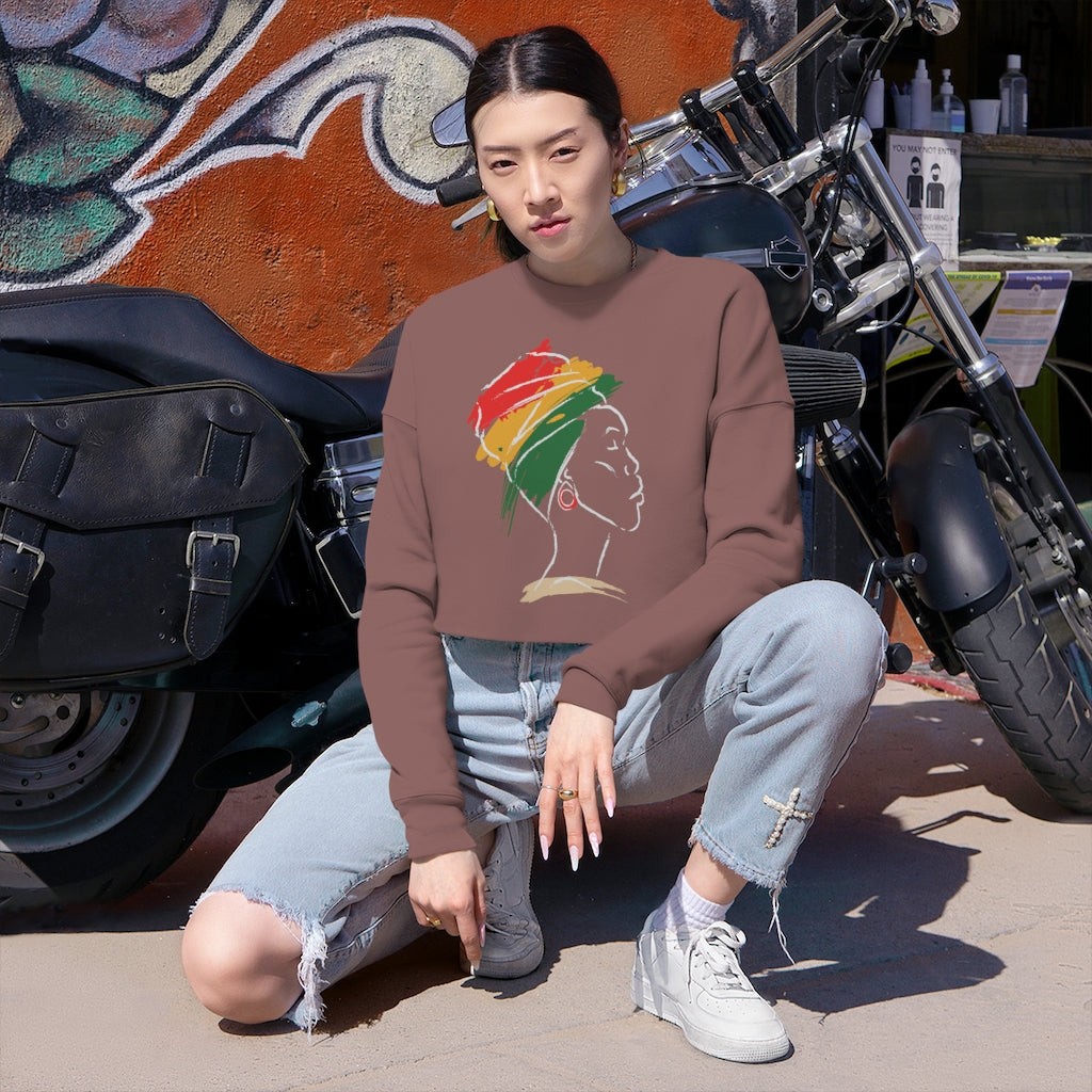 Strength of a Woman Cropped Sweatshirt
