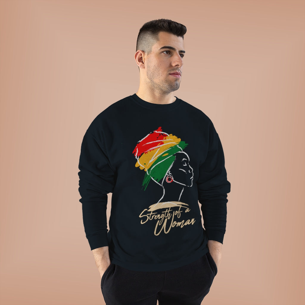 Strength of a Woman Unisex EcoSmart® Crewneck Sweatshirt
