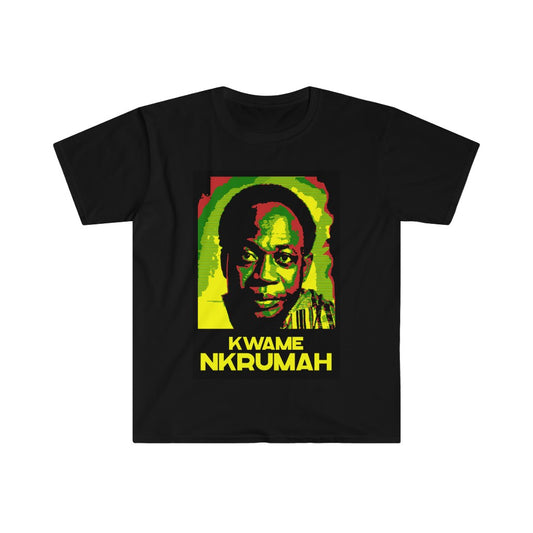 Iconic Black African Leaders, Kwame Nkrumah Unisex Softstyle T-Shirt
