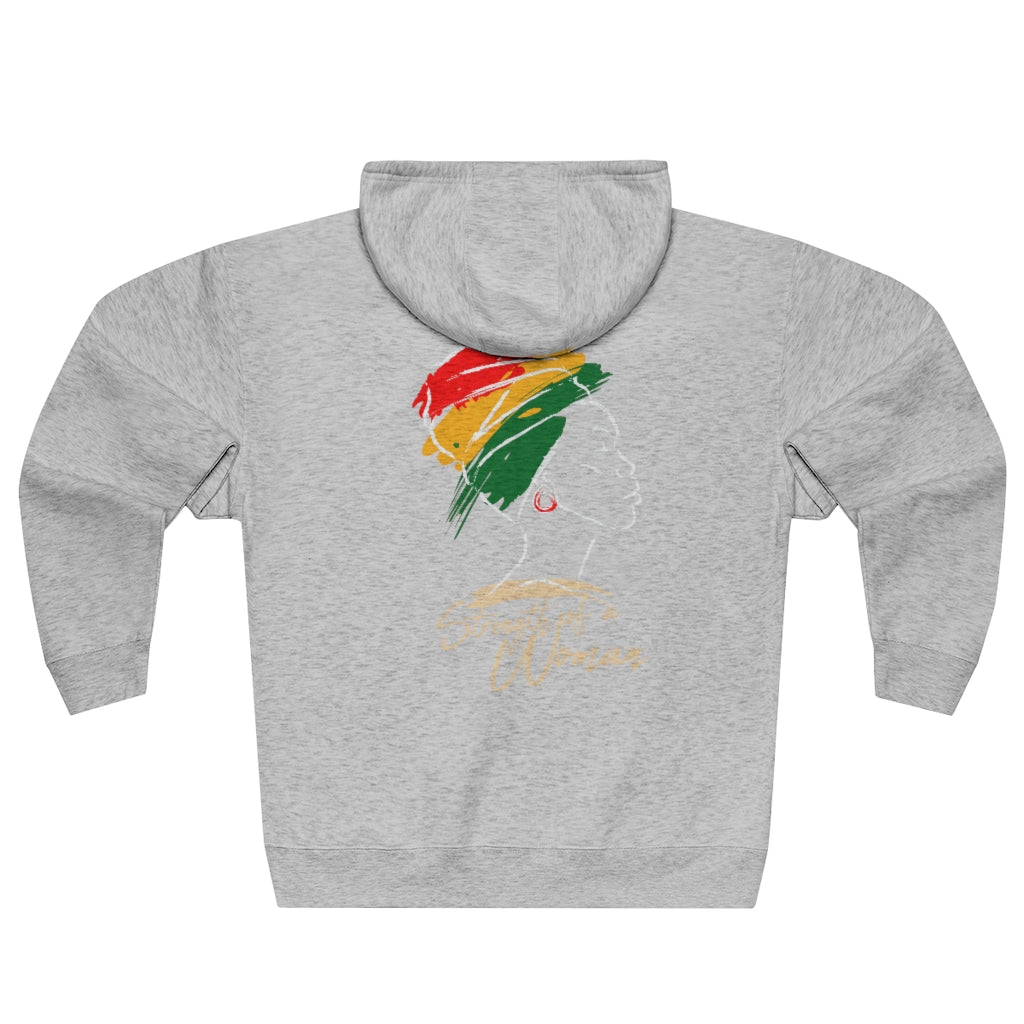 Strength of a Woman Unisex Premium Full Zip Hoodie