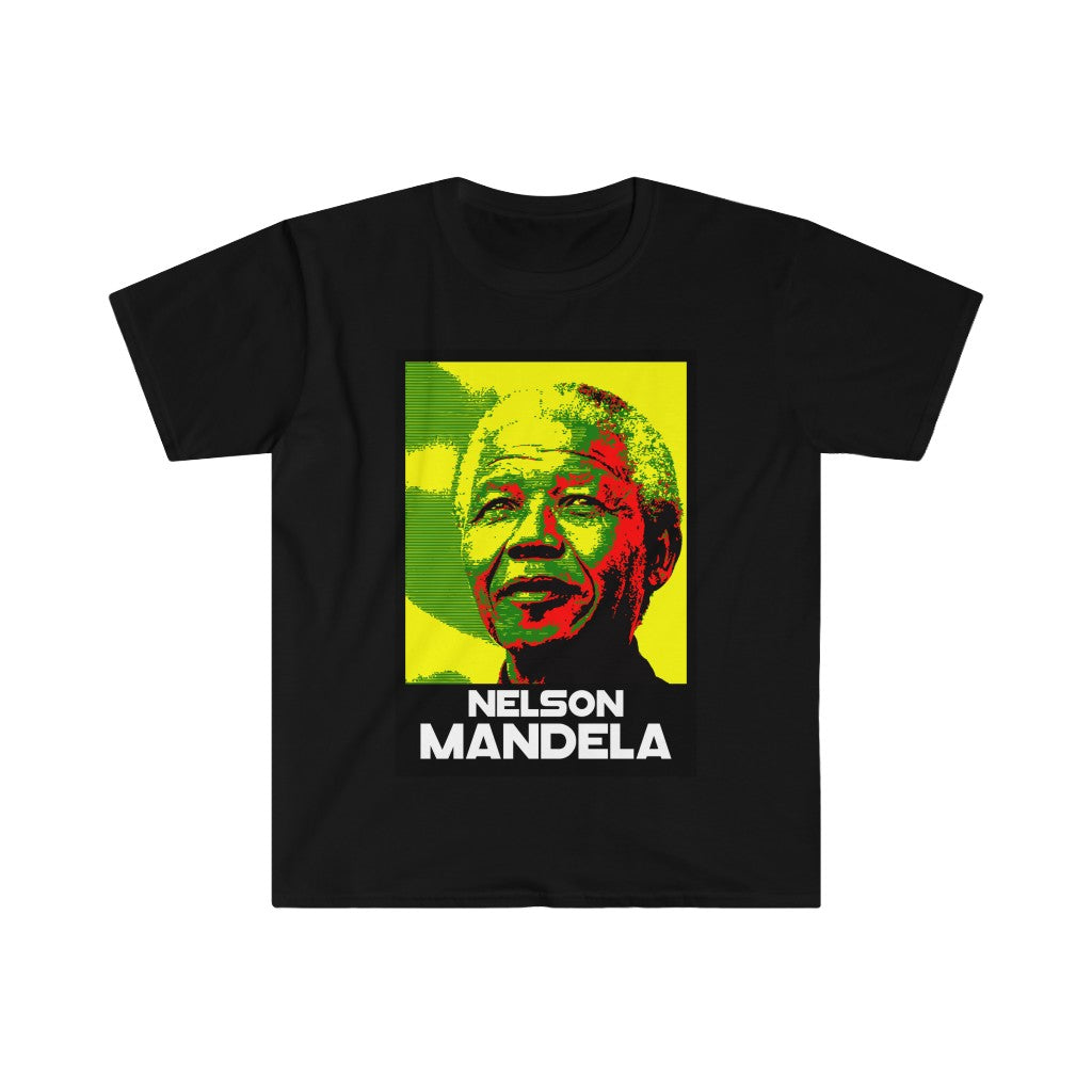Iconic Black African Leaders, Nelson Mandela Unisex Softstyle T-Shirt