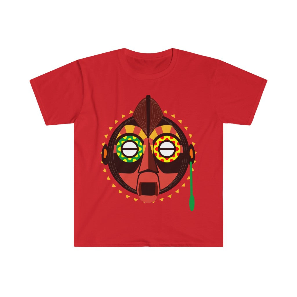 Tribal African Mask Unisex Softstyle T-Shirt