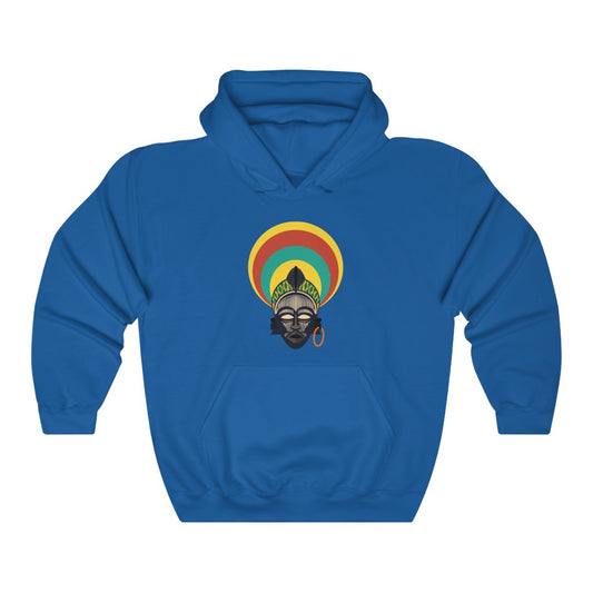 Tribal African Mask Unisex Heavy Blend™ Hooded Sweatshirt