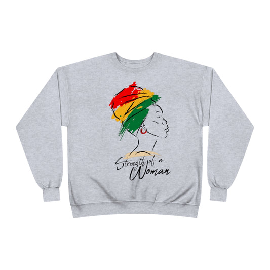 Strength of a Woman Unisex EcoSmart® Crewneck Sweatshirt