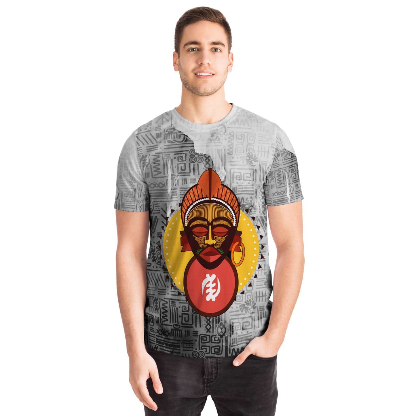 Tribal Adinkra Mask Unisex Shirt