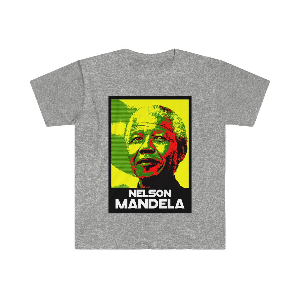 Iconic Black African Leaders, Nelson Mandela Unisex Softstyle T-Shirt