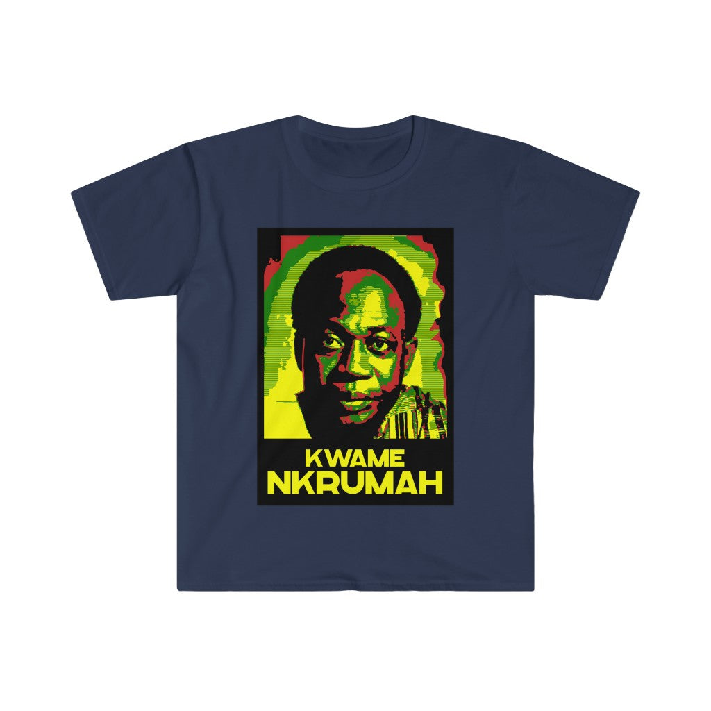 Iconic Black African Leaders, Kwame Nkrumah Unisex Softstyle T-Shirt