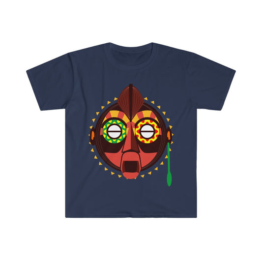 Tribal African Mask Unisex Softstyle T-Shirt