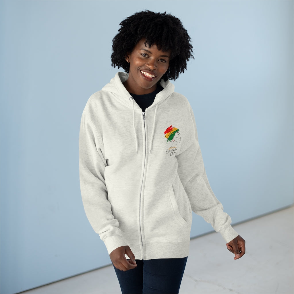Strength of a Woman Unisex Premium Full Zip Hoodie